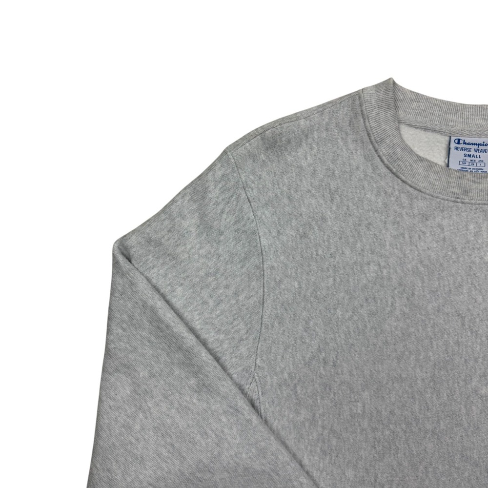 Champion Reverse Weave Adult Crewneck Sweater Pullover Light Gray Size S - Picture 2 of 13